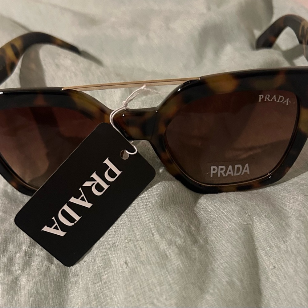Prada Brown Tortoise Sunglasses